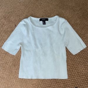 LIGHT BLUE CROPPED TOP